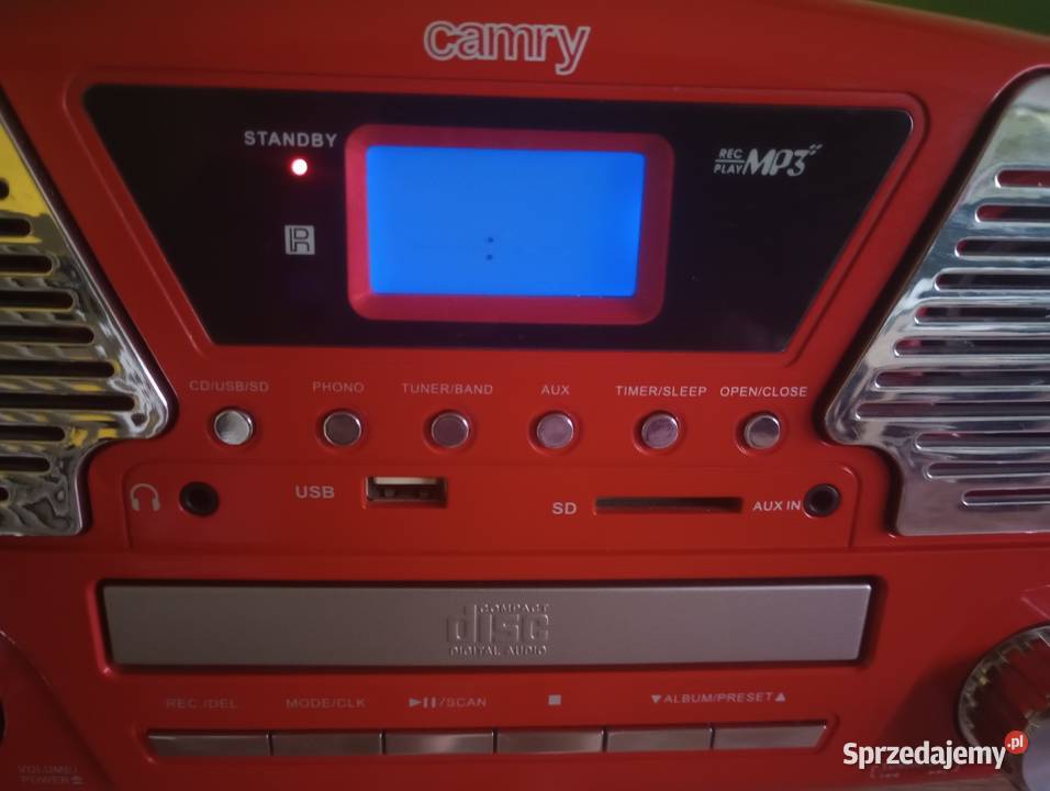 Camry CR 1134 Gramofon z CDMP3USBSD z funkcją Szczecin