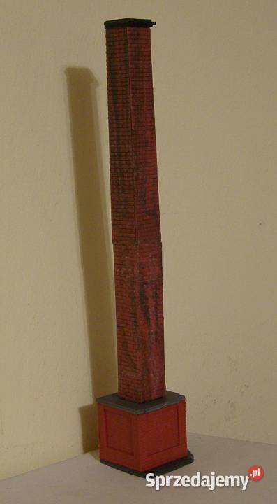 Domek na makietę 1 komin kotłowni kolejka skala