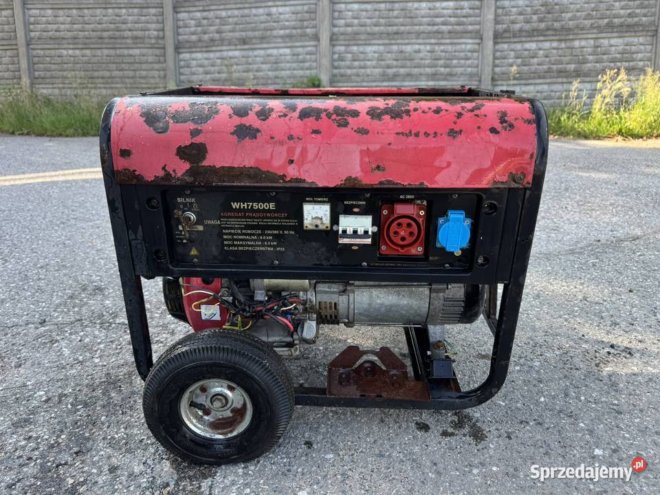 Agregat prądotwórczy trójfazowy 6 KW łódzkie Łódź