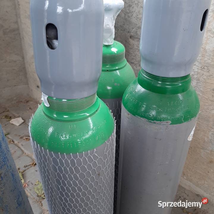 Sprzedam butle tlen argon mieszanka 40l Więcbork