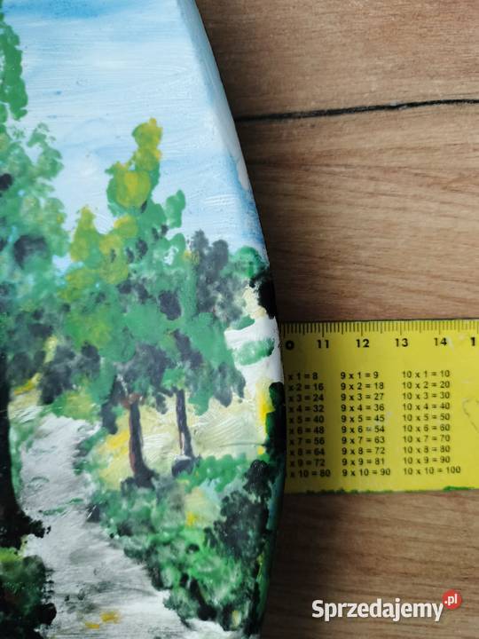 Świecznik emalia Olkusz PRL Pozostałe zachodniopomorskie Choszczno