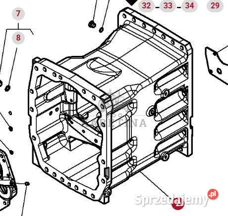Massey Ferguson 5410 Obudowa Skrzyni Biegów Jastrzębniki sprzedam