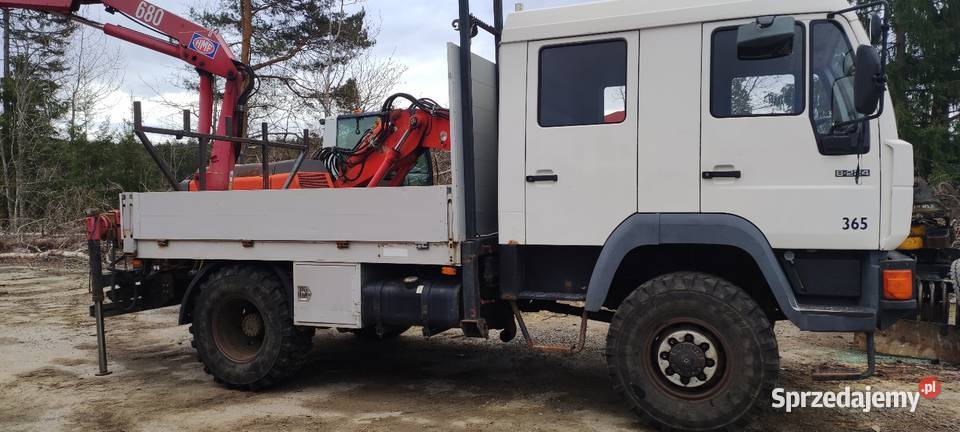 MAN 4x4 HDS 7 osób kabina podwójna kamper diesel śląskie Częstochowa sprzedam