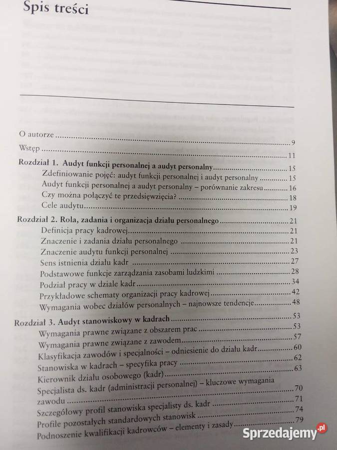 Audyt funkcji personalnej w przedsiębiorstwie mazowieckie Warszawa