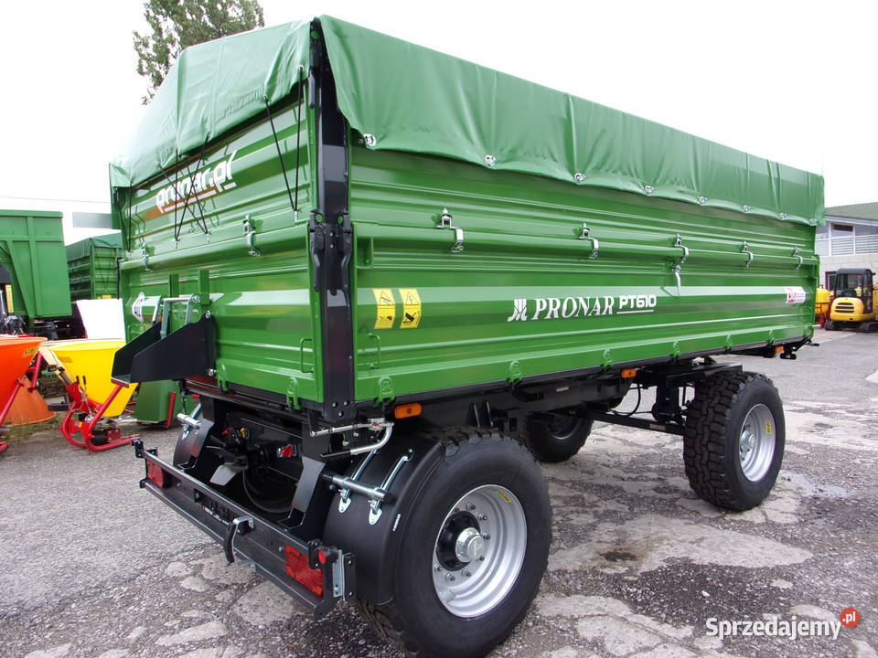 NOWA Przyczepa rolnicza dwuosiowa PRONAR PT610 Opoczno sprzedam