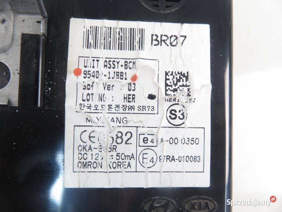 MODUŁ HYUNDAI i20 PB PBT 12 G4LA 954001JBB1