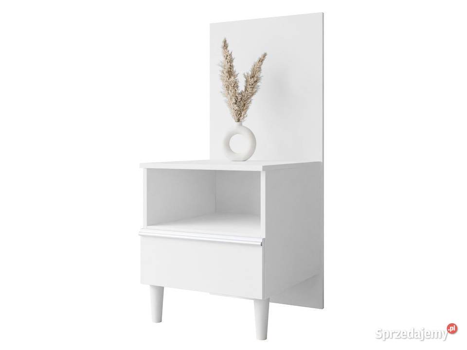 Stolik nocny wysoki biały czarny szary artisan