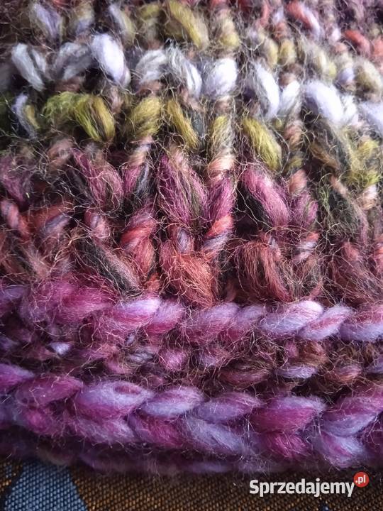 CIEPŁA CZAPKA Z GRUBEJ WEŁNY unisex Uniseks wielkopolskie Piła sprzedam