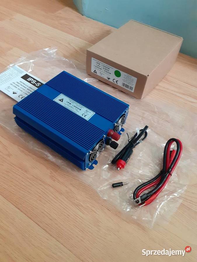 Przetwornica AZO 1000S 12V230V czysty sin sprzedam