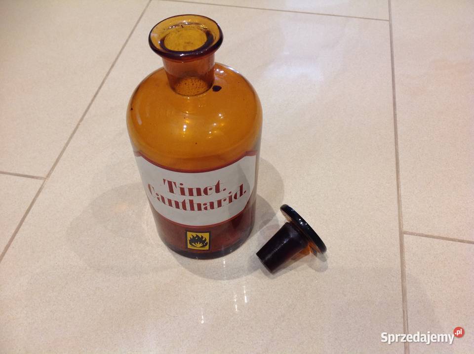 Butelka Szklana Apteczna Stara Sygnowana Rwaniec