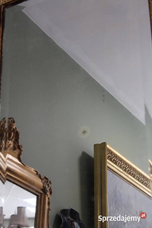 Lustro w dekoracyjnej ramie z początku XIXXX w 6 Szczecin
