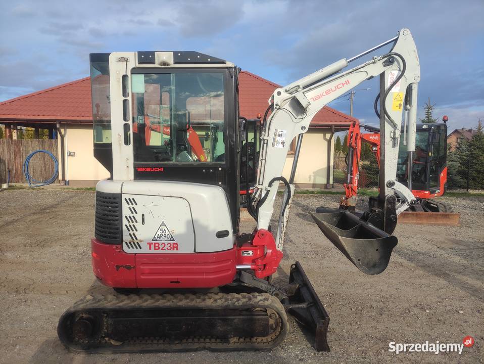 Minikoparka Takeuchi TB 23 R 2018r Rok produkcji 2018 Ryżki