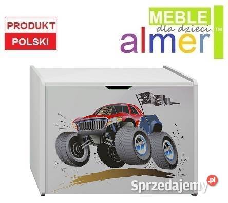 MONSTER TRUCK 20 N19 skrzynia dziecięca 80x50