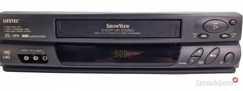 Video magnetowid Lifetec LT9020 LT 9020 6 head Międzychód