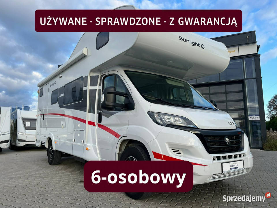 samochody kempingowe Sunlight A72 ręki Wyjątkowo Rok produkcji 2023 Janki