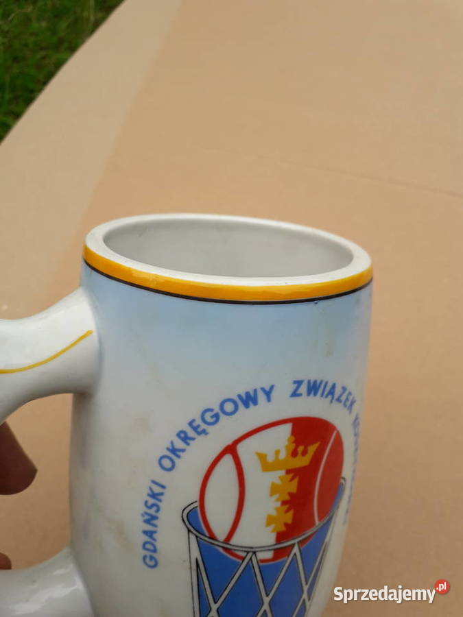 Klimatyczny kufel Lubiana wzór kaszubski prl Pozostałe Dekoracje i ozdoby Warszawa sprzedam