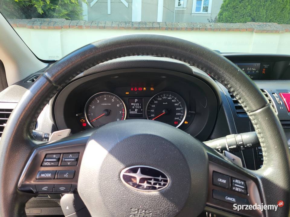 SUBARU VX 20L ACTIVE LINEARTRONIC 2012 nieuszkodzony Głuchołazy sprzedam