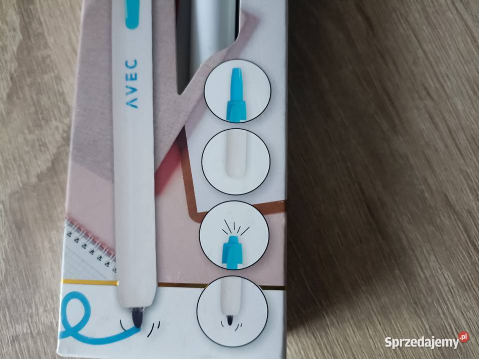 Zestaw 4 kolorowych markerów permanentnych 4mm Kwidzyn