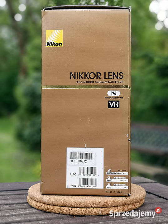 Nikkor 1635mm f4 G ED VR AFS Bydgoszcz sprzedam