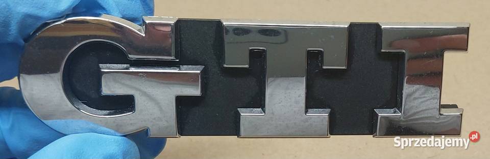 EMBLEMAT ZNACZEK LOGO PRZÓD GTI 95MM VW GOLF Mielęcin
