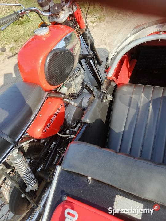 Mz Ts 250 z wózkiem bocznym zarejestrowana lubelskie Parczew