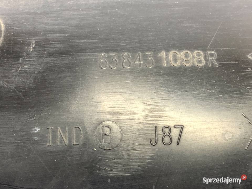 NADKOLE LEWY PRZÓD RENAULT CAPTUR I 638431098R Nadkola