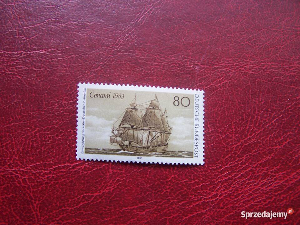 Niemcy 1983 MNH Żaglowiec Pierwsza imigracja śląskie Tychy