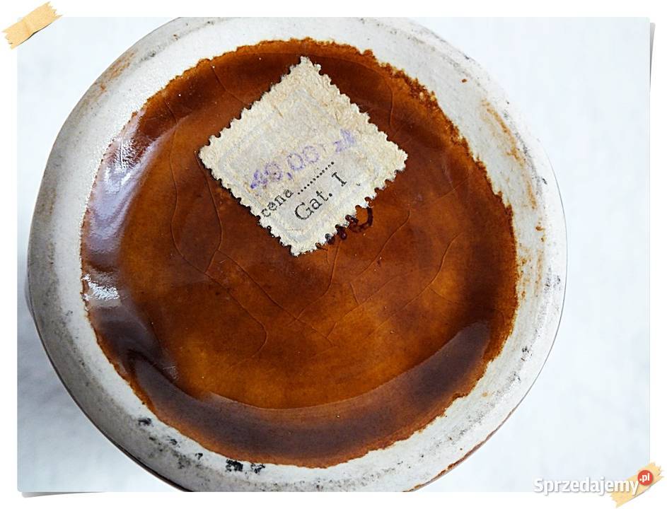 Mały wazonik Mirostowice lata 70 A Sadulski Porcelana i szkło lubuskie Żary