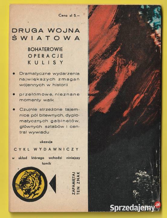 ŻÓŁTY TYGRYS LEŚNA BITWA 1962 Łódź