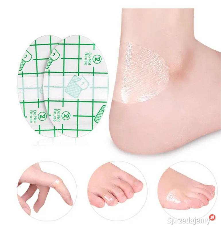 Naklejki na stopy chroniące na obtarcia 10 sztuk Płock