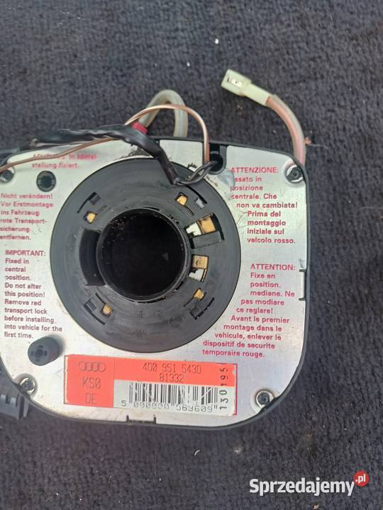 Taśma Airbag 4D0 951 543D Audi A4 B5 a29 osobowe Wyposażenie wnętrza śląskie Myszków