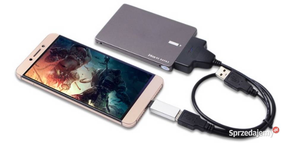 NOWA przejściówka adapter SATA dysk HDD 20 kabel Zamość sprzedam