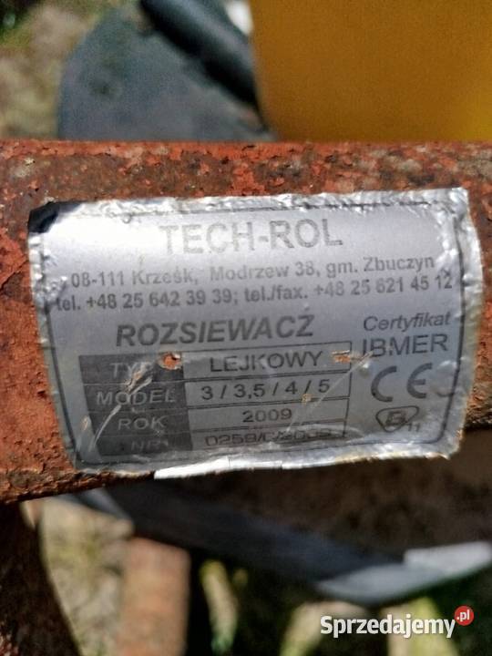 Rozsiewacz do nawozu lejek Wytyczno sprzedam