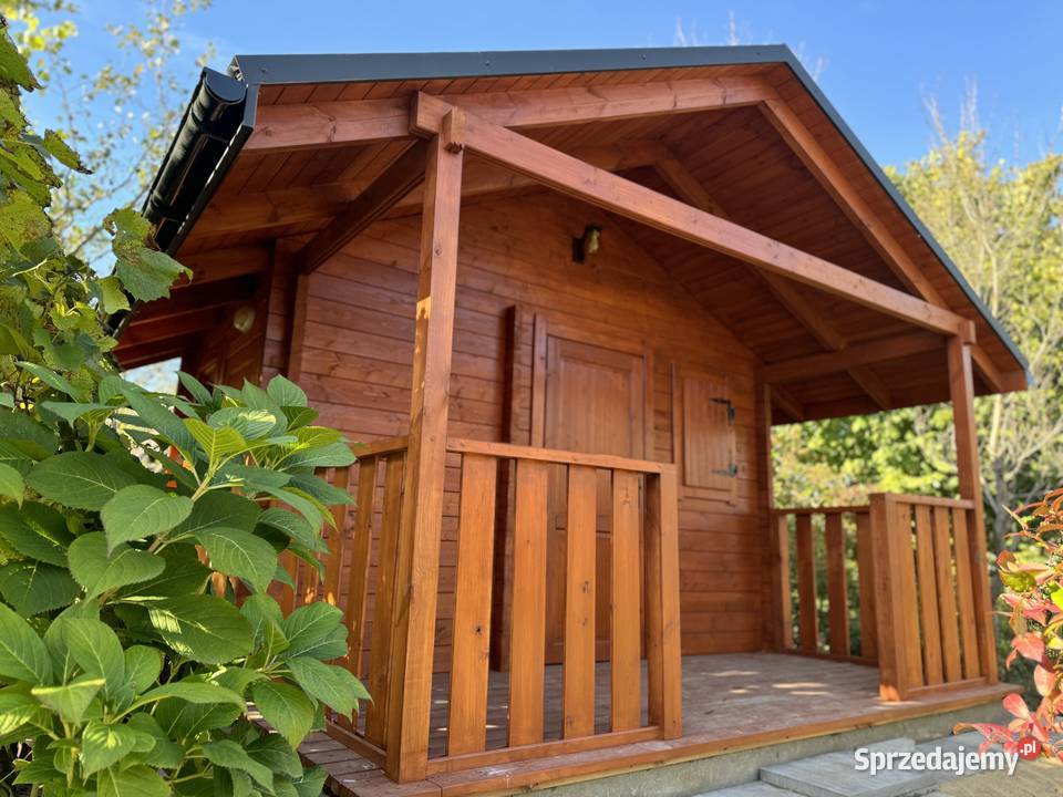 DREWNIANY DOMEK DZIAŁKOWY AGAWA OGRODOWY Z