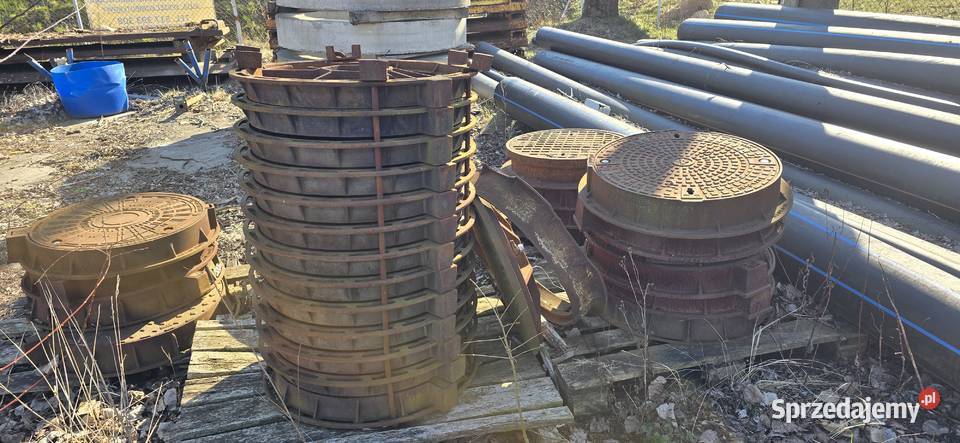 Włazy żeliwne 40T i 25T 32 sztuki FAKTURA VAT Rzeszów