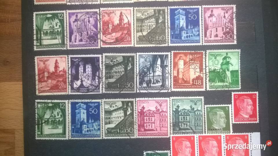 znaczki NIEMCY zestaw 92 stemplowane Warszawa