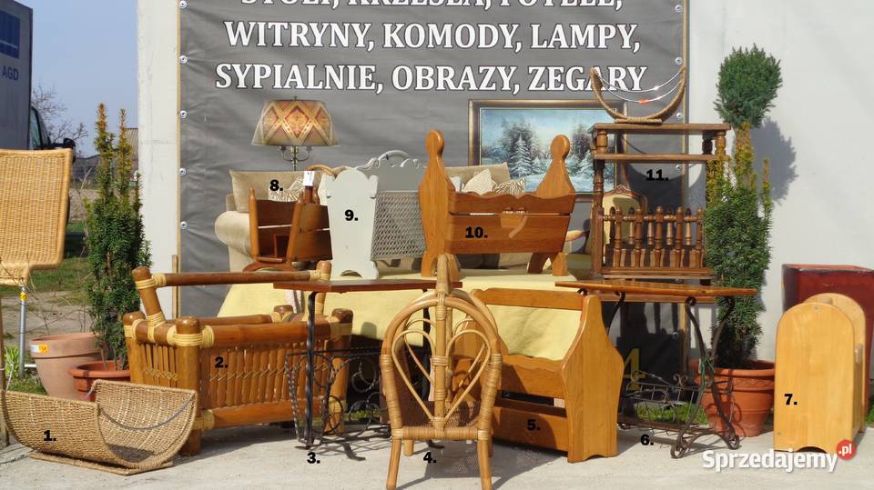 duży gazetnik z babmusa