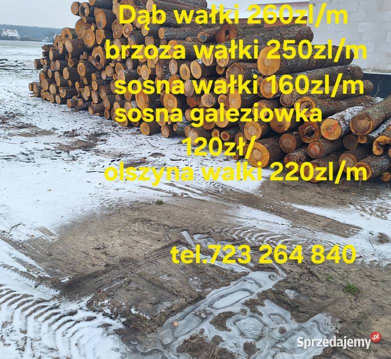 Drewno kominkowe opalowe Dom i Ogród Obrowo sprzedam