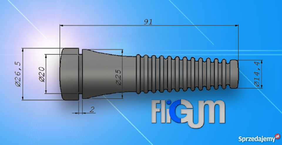 Palce gumowe do skubarki skubarka drobiu