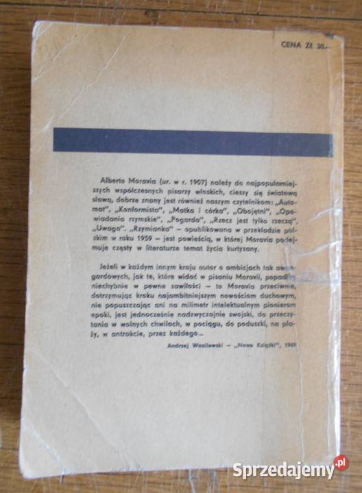 Alberto Moravia Rzymianka Parczew sprzedam