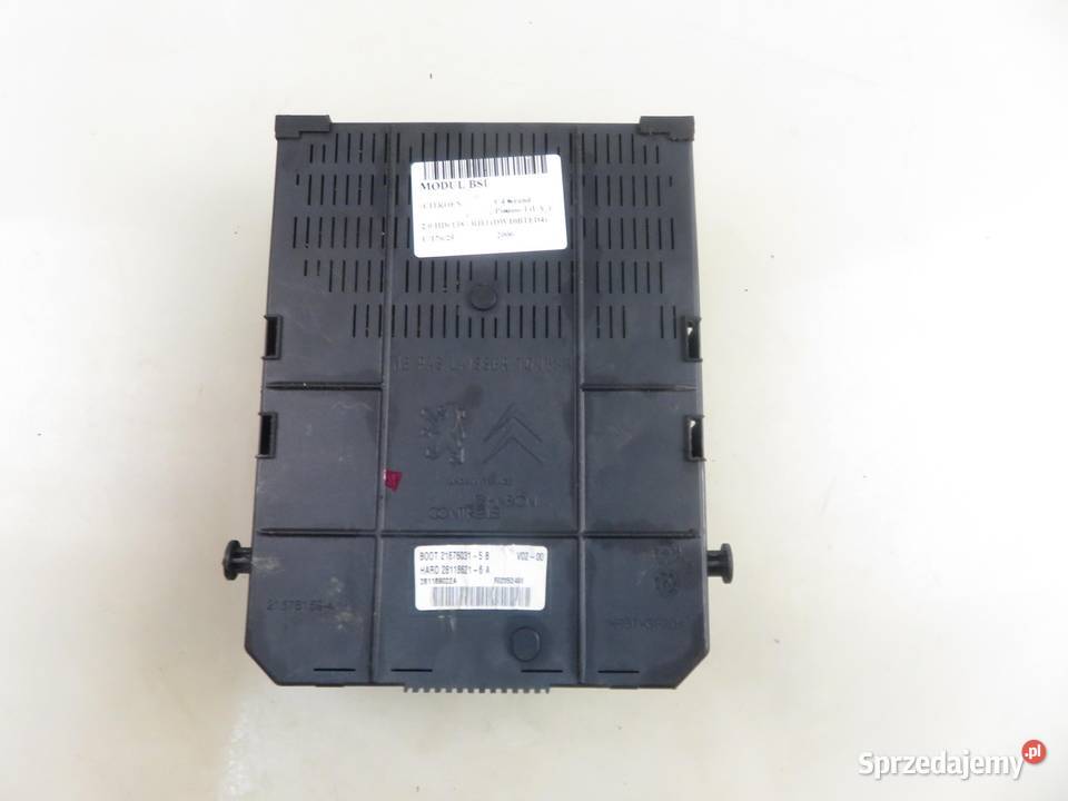 BSI CITROEN C4 Grand Picasso I 20 HDi 9663510180 Skrzynki bezpieczników