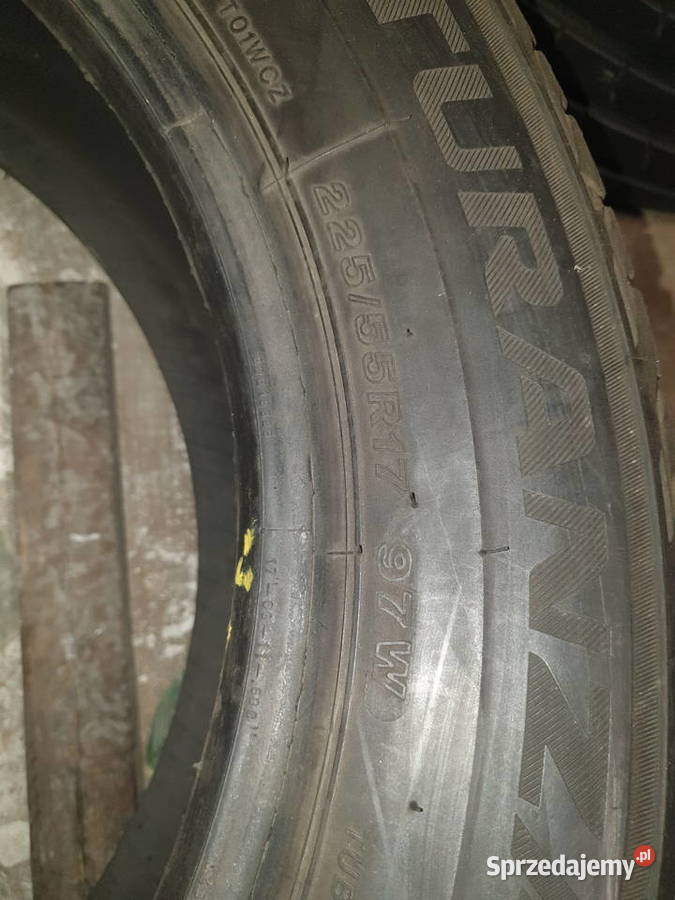 Opony Bridgestone Turanza T001 22555R17 17cale Dobre Miasto sprzedam