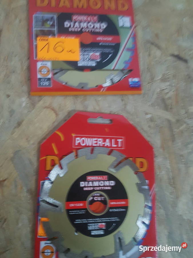 TARCZA DO BETONU DIAMENTOWA GŁĘBOKIE CIĘCIE 125 Głogowa