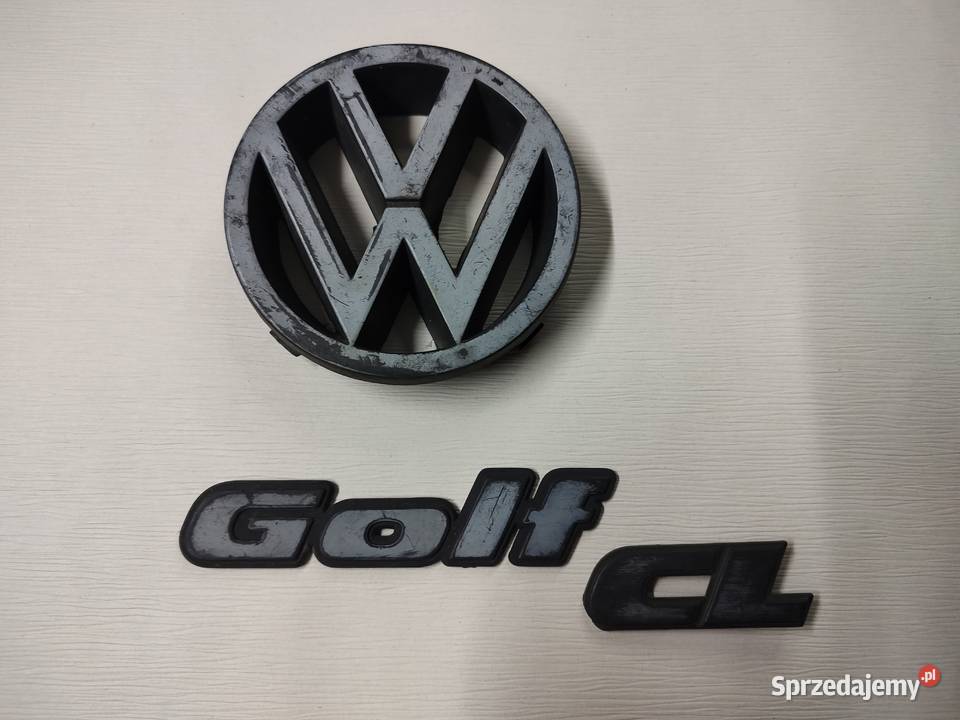 Znaczek Emblemat znaczki VW Golf 2 osobowe Pozostałe Radzionków sprzedam