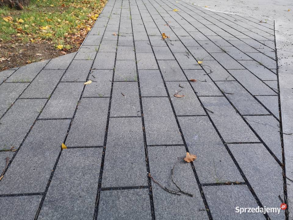 Kostka Brukowa Granitowa Cięta Czarna Gabro na Warszawa
