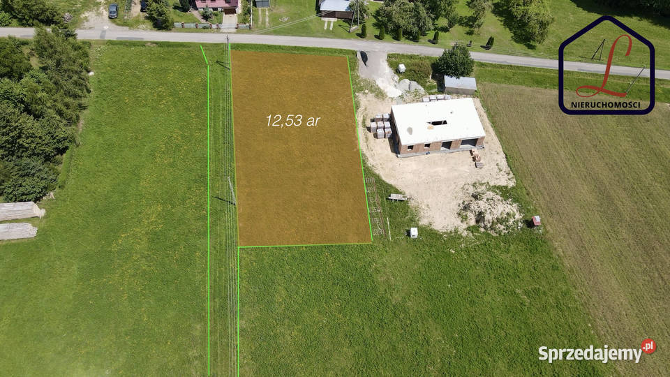 Działka budowlana o pow 1253ar Polna gmina budowlana