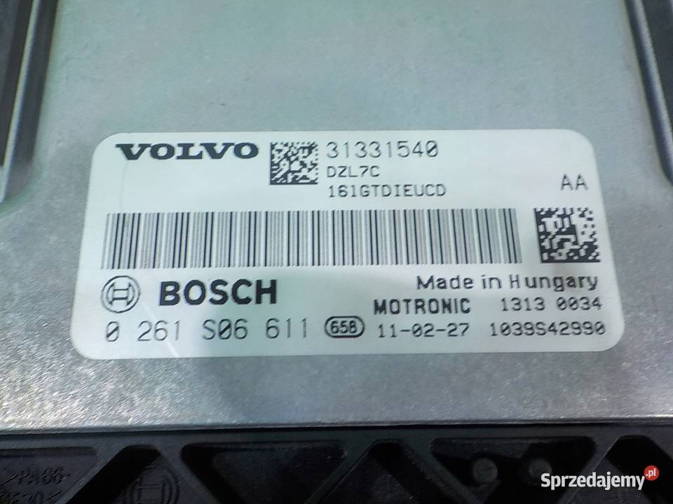 VOLVO S60 II RDESIGN 16 T3 11r SEDAN sterownik mazowieckie Suków sprzedam