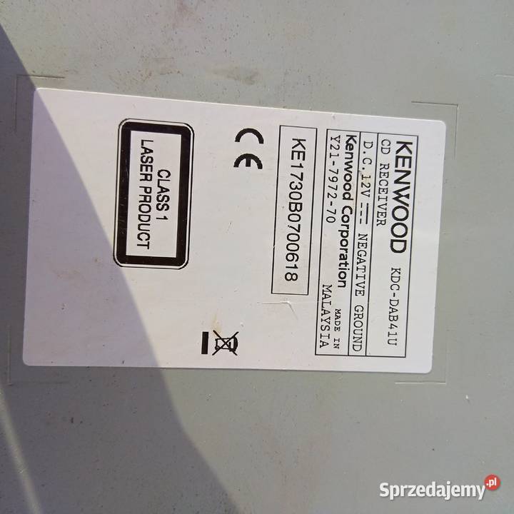 Kenwood KDCDAB41U DABDAB car audio 4x50 dolnośląskie