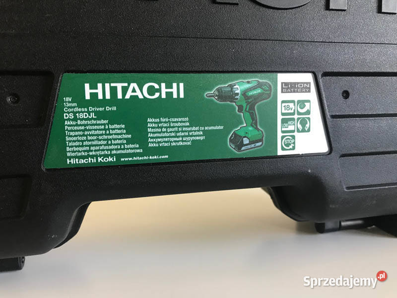 Hitachi DS18DJL WC walizka WKRĘTARKA 18V / 2x1.5Ah