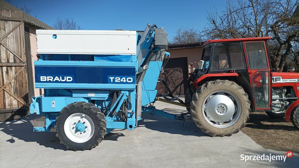 Kombajn całorzędowy do porzeczek agrestu borówki New Holland łódzkie Janolin
